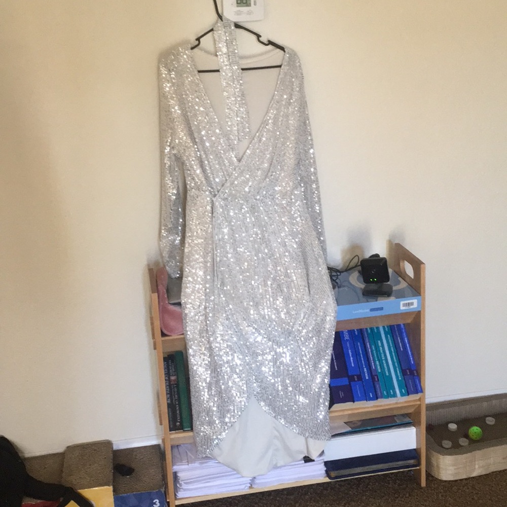 Sequined Cocktail Dress